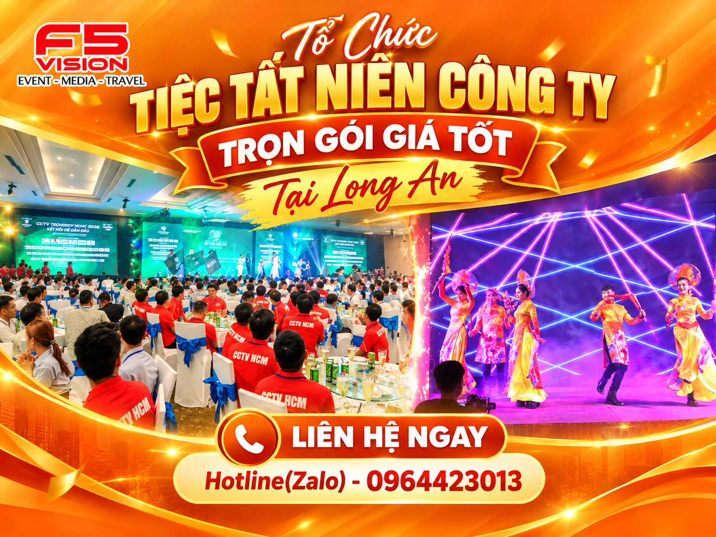 Tổ Chức Tiệc Tất Niên Công Ty Trọn Gói Giá Tốt Tại Long An