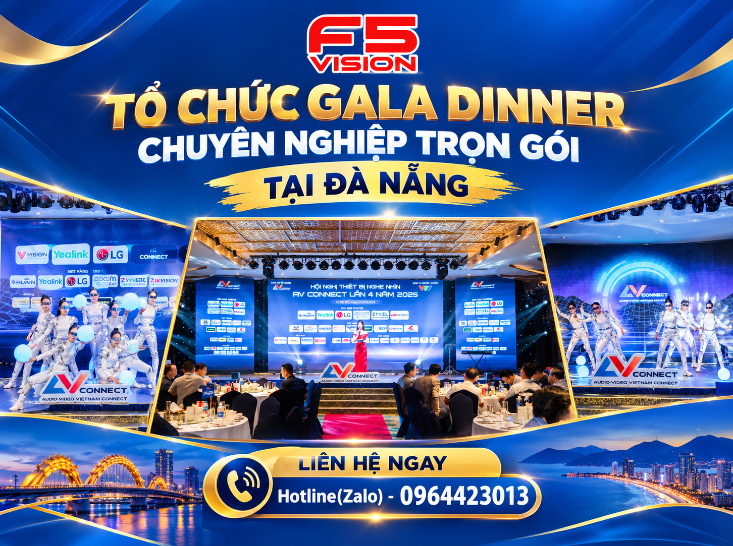 Tổ chức Gala Dinner chuyên nghiệp trọn gói tại Đà Nẵng