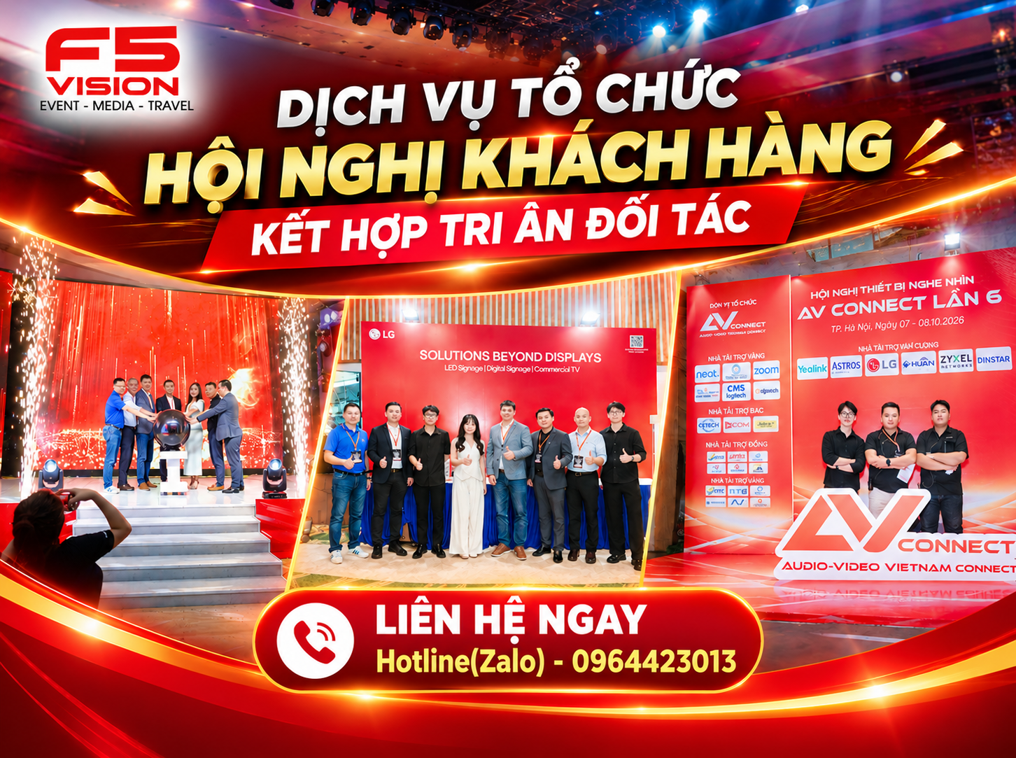 Dịch Vụ Tổ Chức Hội Nghị Khách Hàng Kết Hợp Tri Ân Đối Tác