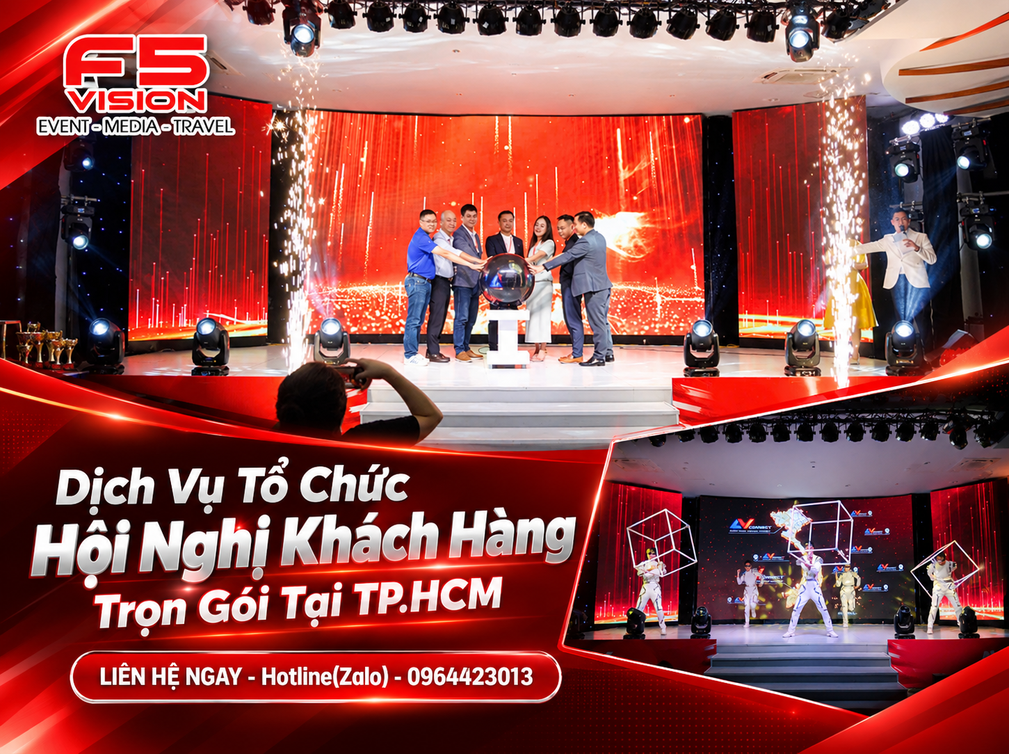 Dịch Vụ Tổ Chức Hội Nghị Khách Hàng Trọn Gói Tại TP.HCM