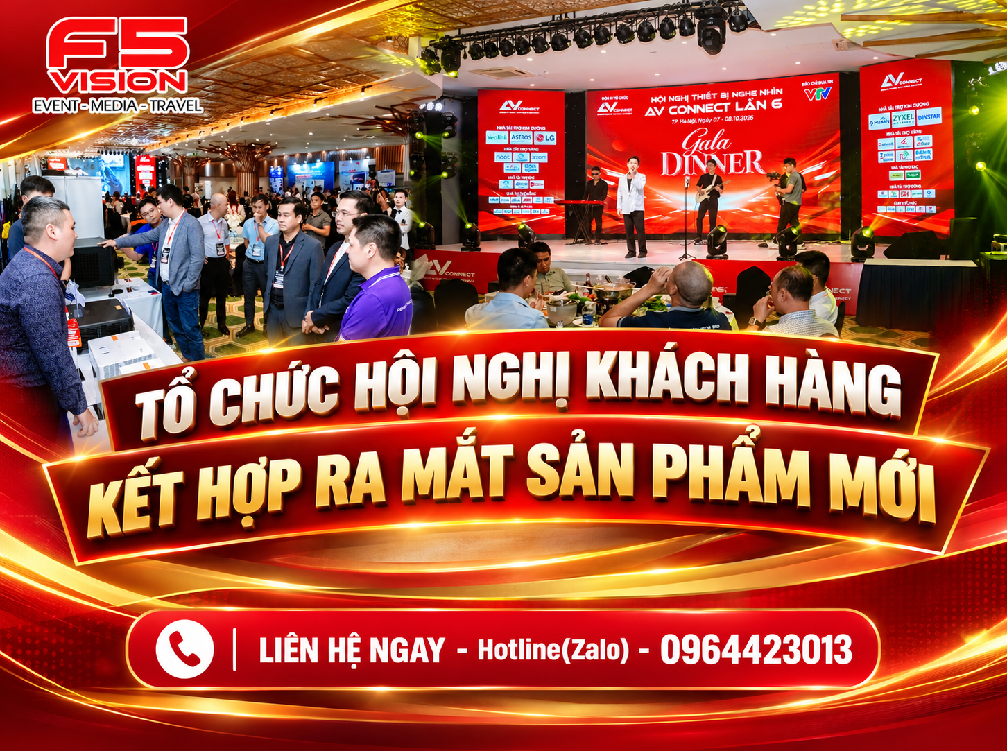 Tổ Chức Hội Nghị Khách Hàng Kết Hợp Ra Mắt Sản Phẩm Mới